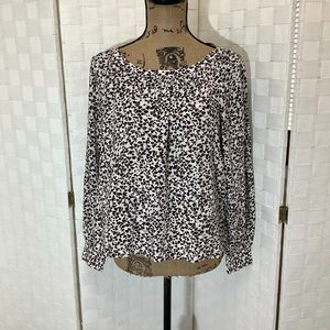 Nwt Levi's white black blush print blouse size small